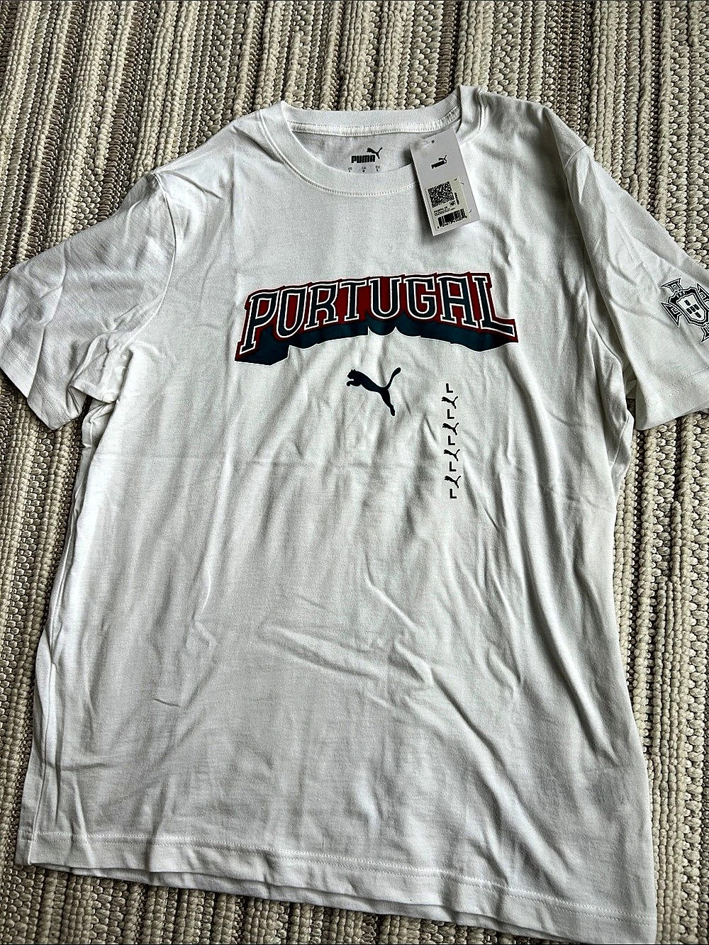 Puma FPF FtblCulture Tee Portugal White Large
